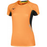 Maillot de Running MIZUNO Premium JPN Femme orange et noir