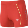 Short serré de running MIZUNO Premium JPN Femme rouge