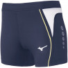 Short serré de running MIZUNO Premium JPN Femme marine et blanc