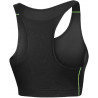 Brassière de running MIZUNO Premium JPN noire de dos
