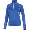 Sweat zippé MIZUNO Premium JPN Femme bleu roi