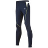 Collant de running MIZUNO Premium JPN Femme marine et blanc de face
