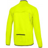 Veste de pluie MIZUNO Authentic jaune fluo de dos