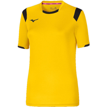 Maillot MIZUNO Premium Femme jaune et noir