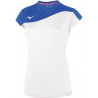 Maillot MIZUNO Authentic Myou Femme blanc et bleu roi