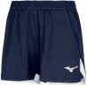 Short MIZUNO Premium Femme marine et blanc