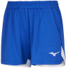 Short MIZUNO Premium Femme bleu roi et blanc