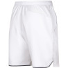 Short de tennis MIZUNO Hex Rect blanc et marine de dos
