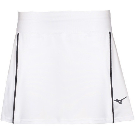 Jupe de Tennis MIZUNO Hex Rect blanche et marine