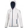 Veste MIZUNO Nagasaki Micro Femme blanche et marine