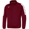 Veste de survêtement MIZUNO Nara Interlock bordeaux