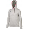 Sweat à capuche MIZUNO Femme gris chiné de face