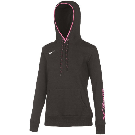 Sweat à capuche MIZUNO Femme noir