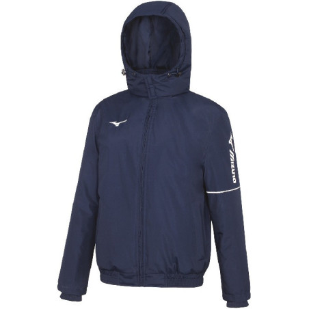 Veste bomber traditionnel MIZUNO marine de face