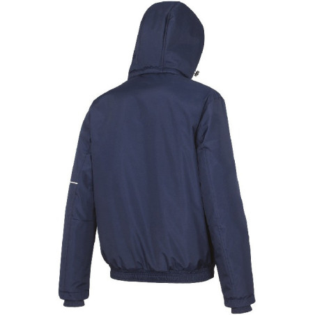 Veste bomber traditionnel MIZUNO marine de dos