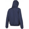 Veste bomber traditionnel MIZUNO marine de dos
