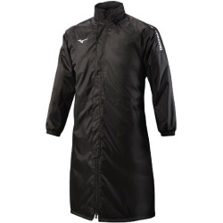Veste de coach MIZUNO Sapporo noir de face