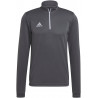 Sweat 1/4 Zip ADIDAS Entrada 22 gris