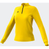 Sweat 1/4 Zip Femme ADIDAS Entrada 22 jaune