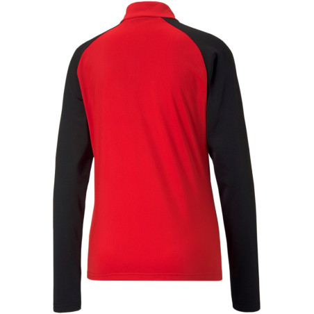 Sweat 1/4 Zip Femme Puma Team Liga rouge dos
