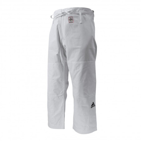 Pantalon de Judo Adidas blanc