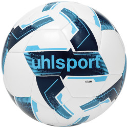 Ballon de football Uhlsport Team 2022 Taille 3 Blanc Bleu Marine Bleu Ciel Clair