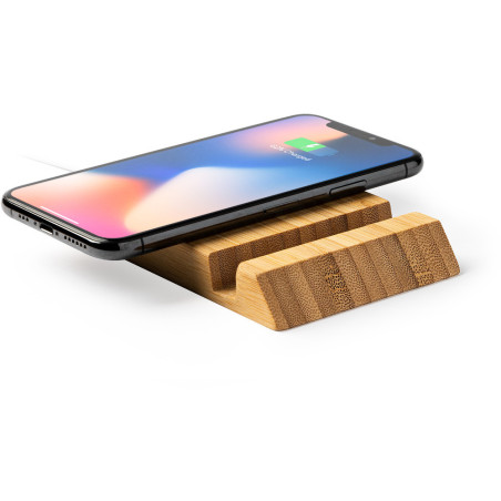 Chargeur sans fil gamma à personnaliser avec téléphone à plat
