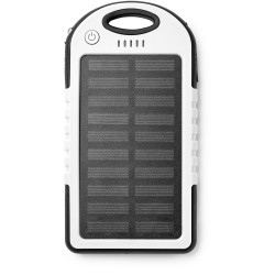 power bank solaire droide à personnaliser blanc
