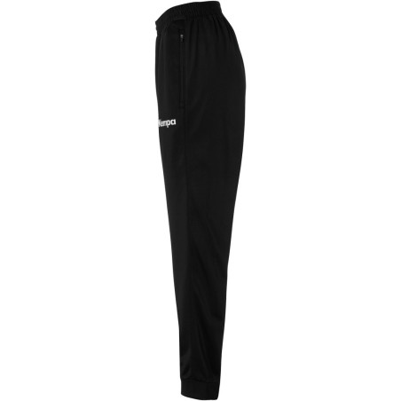 Pantalon Training Kempa Lite Femme Noir/Blanc Côté
