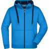 Veste à capuche Homme personnalisé en broderie Azur Marine