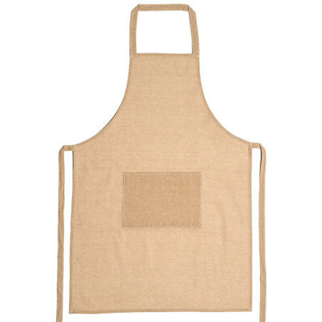 Tablier arola à personnaliser beige