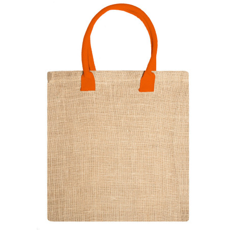 sac shopping nimes à personnaliser orange