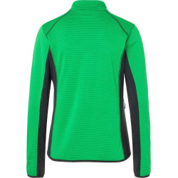 Veste Polaire Femme personnalisée en broderie rouge carbone 2