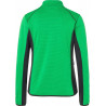 Veste Polaire Femme personnalisée en broderie vert carbone dos