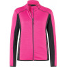 Veste Polaire Femme personnalisée en broderie rose carbone