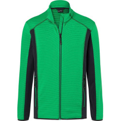 Veste Polaire Homme personnalisée en broderie vert carbone