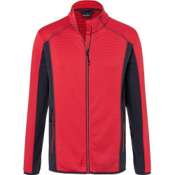 Veste Polaire Homme personnalisée en broderie vert carbone 2