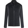 Veste Polaire Homme personnalisée en broderie noir carbone