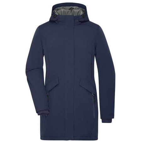 Parka Business Femme personnalisée en broderie marine face