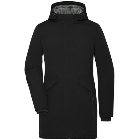 Parka Business Femme personnalisée en broderie noir