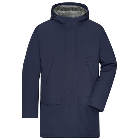 Parka Business Homme personnalisée en broderie marine face