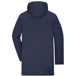 Parka Business Homme personnalisée en broderie marine face 2