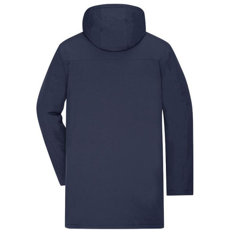 Parka Business Homme personnalisée en broderie marine dos