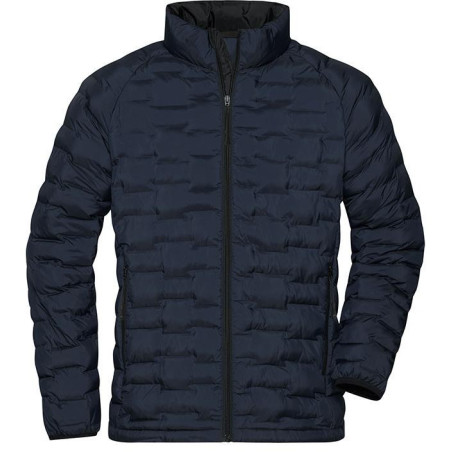 Veste matelassée tendance Homme personnalisée en broderie marine