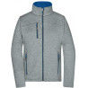 Veste Softshell Femme personnalisée en broderie gris bleu face