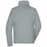 Veste Softshell Femme personnalisée en broderie gris bleu dos