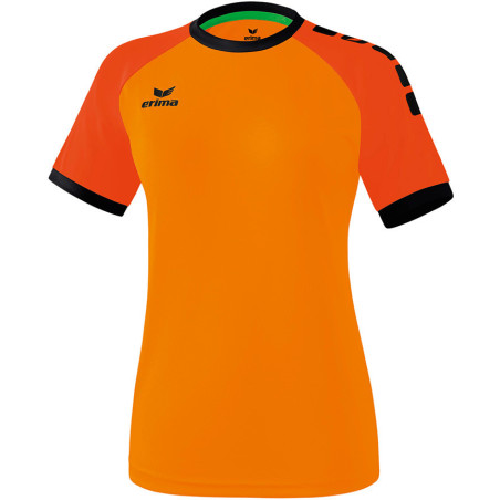 Maillot Erima ZENARI 3.0 Femme, couleur  orange, mandarine et noir