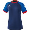 Maillot Erima ZENARI 3.0 Femme, couleur  marine, bleu roi et rouge