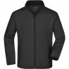 Veste Softshell Homme colorée personnalisée en broderie noir