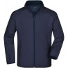 Veste Softshell Homme colorée personnalisée en broderie marine